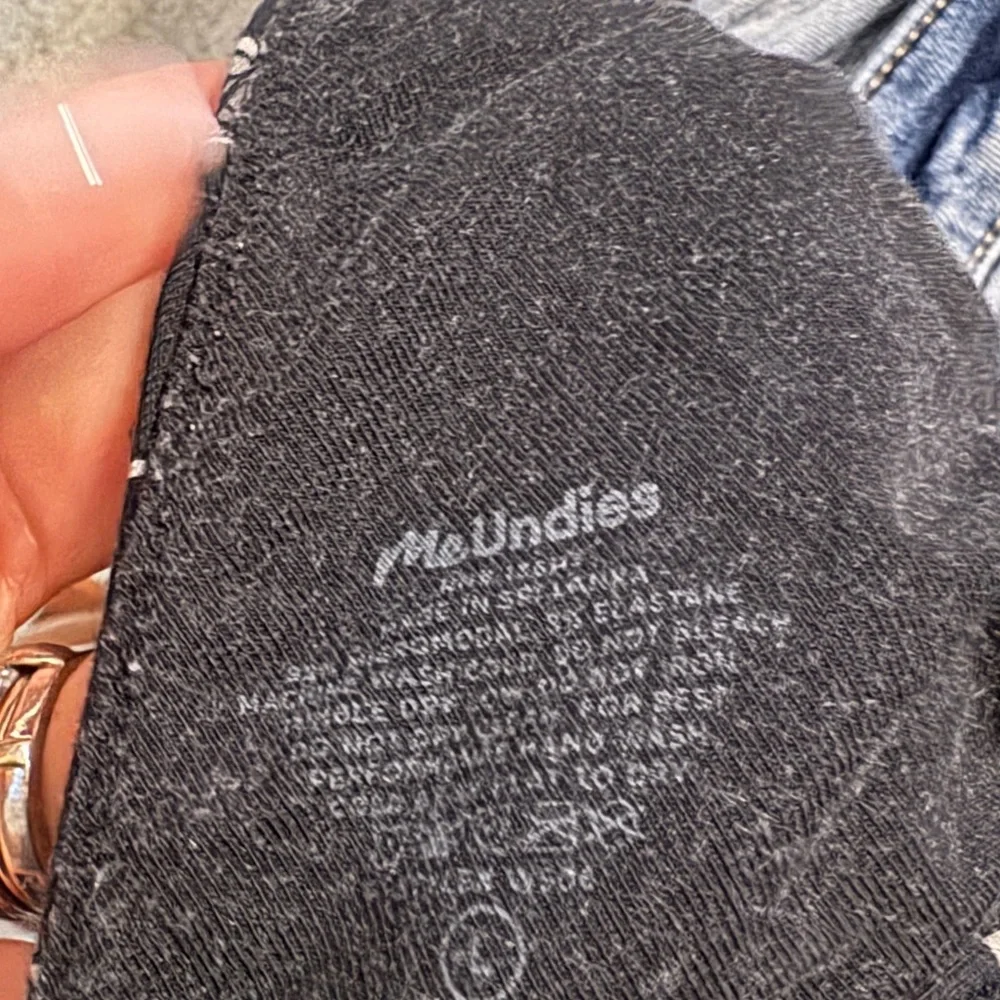MeUndies Black Martini Print Bralette - Picture 3 of 3